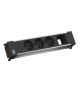Listwa zasilająca 3 gniazda schuko + pusty moduł POWER FRAME BACHMANN