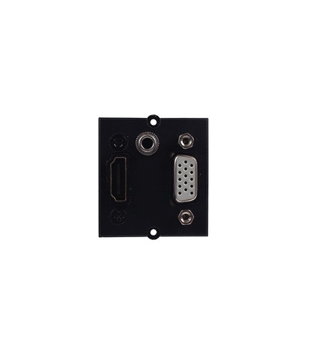 Gniazdo VGA + minijack + HDMI z przewodem 0,2m BACHMANN
