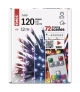 Lampki choinkowe Classic 120 LED 12m, RGB, 72 programy, pilot, IP44, timer D4AA03