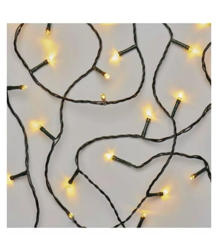 Lampki choinkowe 120 LED 12m ciepła biel, zielony przewód, 8 programów, IP44 D4AW09