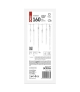 Girlanda 160 LED 6x sopel 25 do 40 cm 3,6 m, zimna biel, IP44 DCPC06