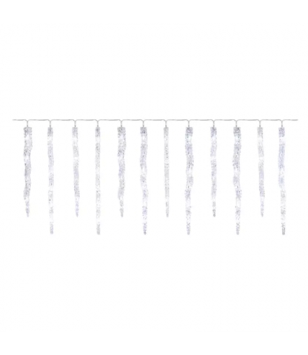 Girlanda 60 LED 12x sopel 33 do 39 cm 3,6 m, zimna biel, IP44 DCPC07