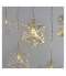Girlanda 8 LED sople śnieżynki 45x84 cm ciepła biel, IP44 DCGW06