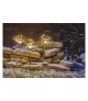 Dekoracja ogrodowa - 180 LED fajerwerki 65 cm, ciepła biel, IP44, timer DCZW07