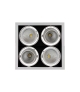 MODERN-DAY 4X1LED COB CITIZEN 40ST 230V 4X27W IP20 WW DOWNLIGHT SQUARE + ZASILACZ SLI015013WW_230V