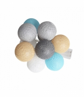 KULE LED COTTON BALLS 10SZT. Eko-Light EKD1535