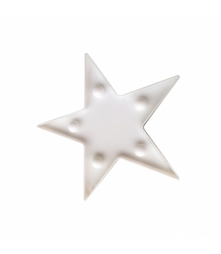 GWIAZDA PLASTIKOWA MAŁA LED 2xAA Eko-Light EKD3706