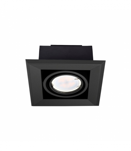 LAMPA PODTYNKOWA BLOCCO CZARNA 1x7W GU10 LED Eko-Light ML471
