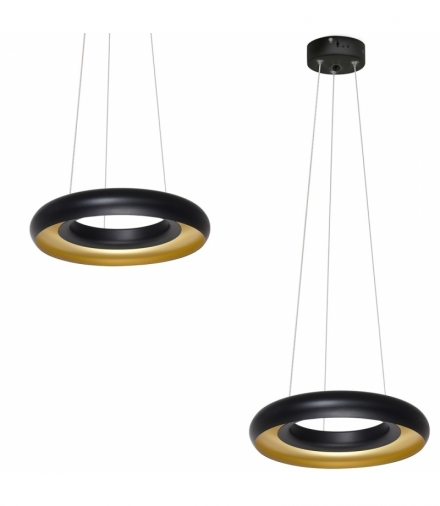 LAMPA WISZĄCA RONDO NERO 12W LED Eko-Light ML353