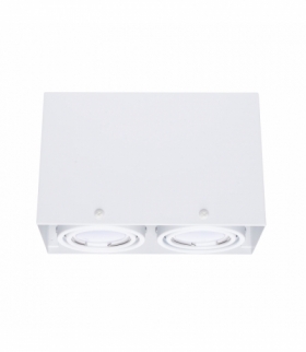 LAMPA SUFITOWA BLOCCO BIAŁA 2x7W GU10 LED Eko-Light ML478