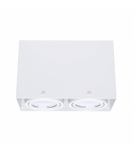 LAMPA SUFITOWA BLOCCO BIAŁA 2x7W GU10 LED Eko-Light ML478