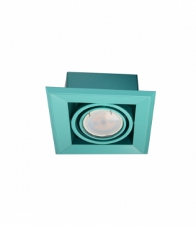 LAMPA PODTYNKOWA BLOCCO TURKUS 1x7W GU10 LED Eko-Light ML841