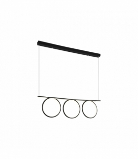 LAMPA WISZĄCA LOOP BLACK 60W LED Eko-Light ML523