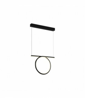 LAMPA WISZĄCA LOOP BLACK 20W LED Eko-Light ML522