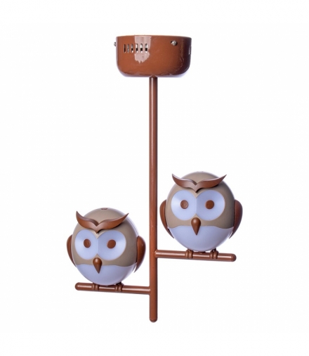 LAMPKA SUFITOWA DZIECIĘCA OWL 2XG9 LED Eko-Light ML244