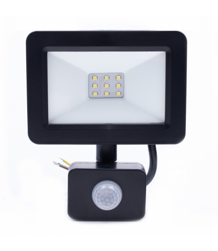 NAŚWIETLACZ LED 10W. BARWA: 6500K. PIR Eko-Light EKN965