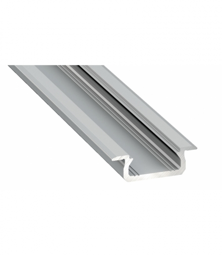 PROFIL ALUMINIOWY SREBRNY TYP Z 2m + KLOSZ MLECZNY Eko-Light EKPR0095