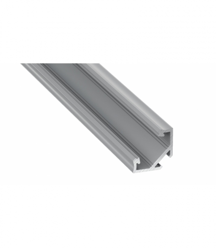 PROFIL ALUMINIOWY SREBRNY TYP C 2m + KLOSZ MLECZNY Eko-Light EKPR0101