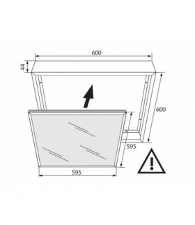 RAMKA 600X600 DO PANELU LED Eko-Light EKP6196