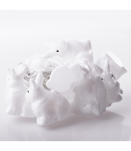 Zajączki WIELKANOCNE 10szt Eko-Light EKD3498