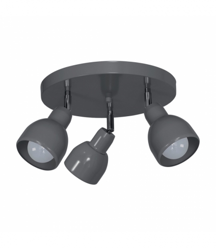 Lampa sufitowa PIK GRAPHITE 3xE27 Eko-Light MLP9677