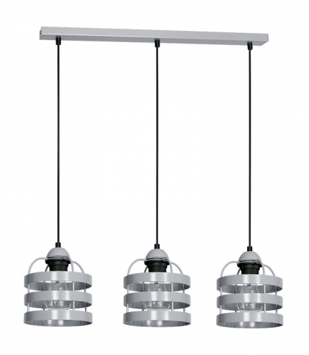 Lampa wisząca LARS GREY 3xE27 Eko-Light MLP785