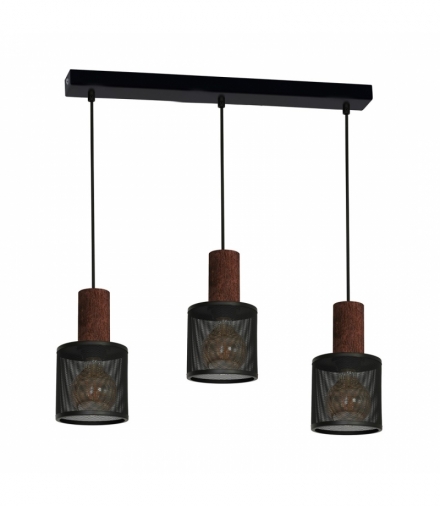 Lampa Wisząca ARES BLACK 3xE27 Eko-Light MLP3726