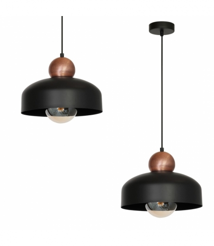Lampa Wisząca HARALD BLACK 1x27 Eko-Light MLP3772