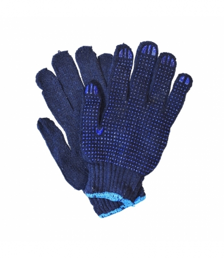 RĘKAWICZKI NIEBIESKIE OGRODOWE KROPKI Eko-Light EKR0278 / EK0278