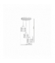 Lampa wisząca LARS WHITE 3xE27 Eko-Light MLP794