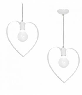 Lampa wisząca AMORE WHITE 1xE27 Eko-Light MLP9950