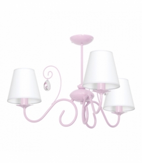 Żyrandol LAMPA DZIECIĘCA SARA PINK 3xE14 Eko-Light MLP1051