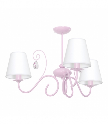 Żyrandol LAMPA DZIECIĘCA SARA PINK 3xE14 Eko-Light MLP1051