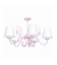 Żyrandol SARA PINK 5xE14 Eko-Light MLP1052