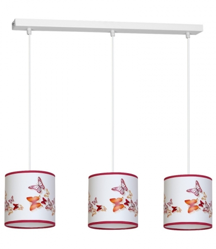 Lampa Wisząca BUTTERFLIES 3xE27 Eko-Light MLP868