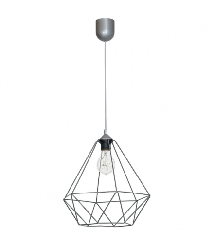 Lampa wisząca BASKET GRAY 1xE27 Eko-Light MLP7216