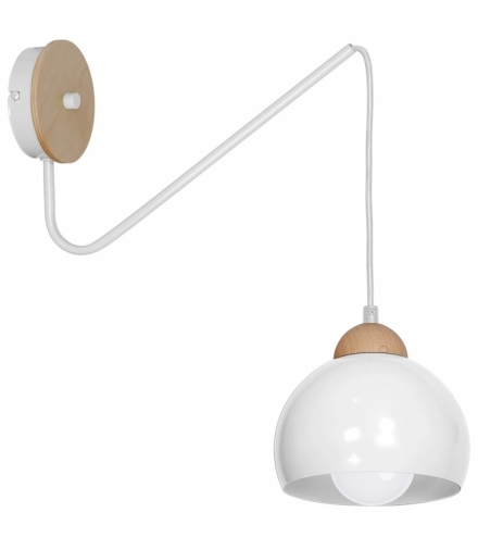 Kinkiet DAMA WHITE 1xE27 Eko-Light MLP6430