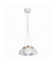 Lampa wisząca DAMA WHITE 3xE27 Eko-Light MLP6480