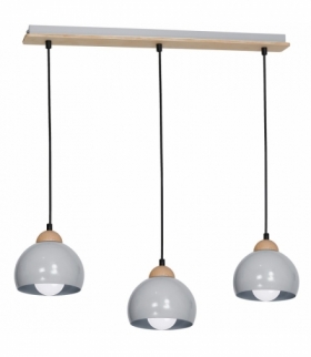 Lampa wisząca DAMA GRAY 3xE27 Eko-Light MLP6350