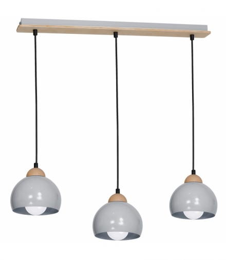 Lampa wisząca DAMA GRAY 3xE27 Eko-Light MLP6350