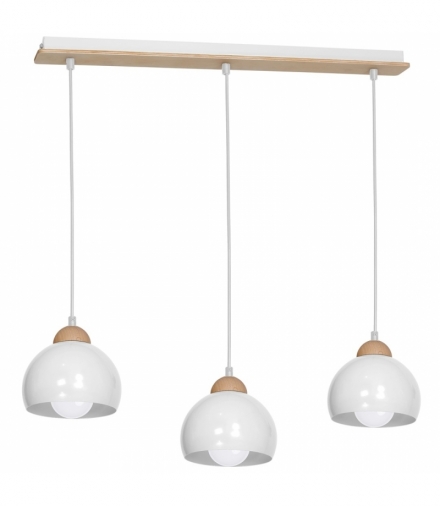 Lampa wisząca DAMA WHITE 3xE27 Eko-Light MLP6450