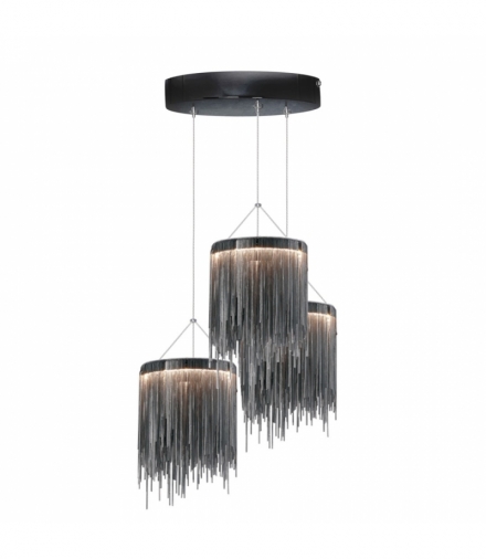 LAMPA WISZĄCA CASCATA BLACK 54W LED Eko-Light ML3797