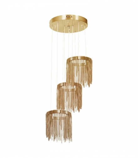 LAMPA WISZĄCA CASCATA COPPER 54W LED Eko-Light ML3800