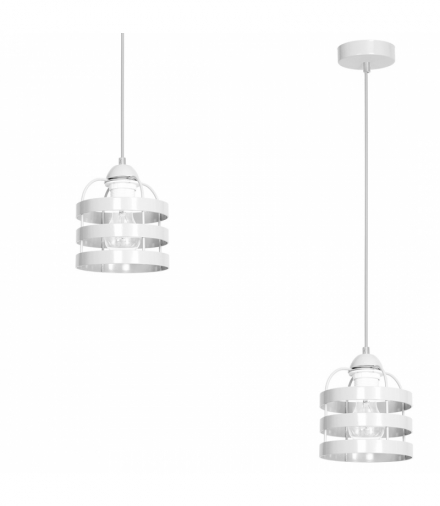 Lampa wisząca LARS WHITE 1xE27 Eko-Light MLP791