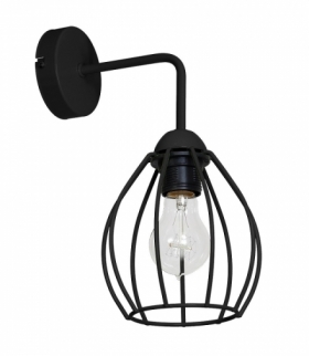 Kinkiet DON BLACK 1xE27 Eko-Light MLP746