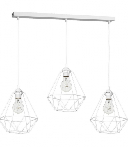 Lampa wisząca BASKET WHITE 3xE27 Eko-Light MLP7213