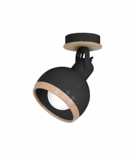 Kinkiet OVAL BLACK 1xE27 Eko-Light MLP8657