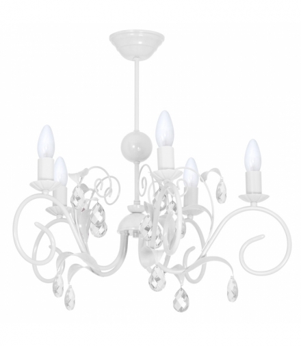 Żyrandol MIA WHITE 5xE14 Eko-Light MLP1067