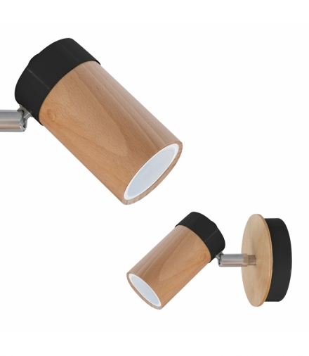 Kinkiet BARON BLACK 1xGU10 Eko-Light MLP9013