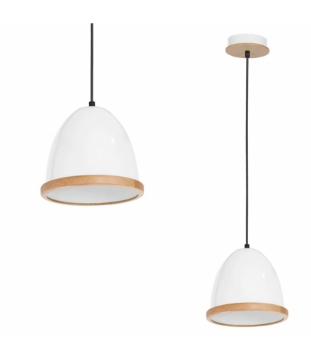 Lampa wisząca STUDIO WHITE 1xE27 Eko-Light MLP8849